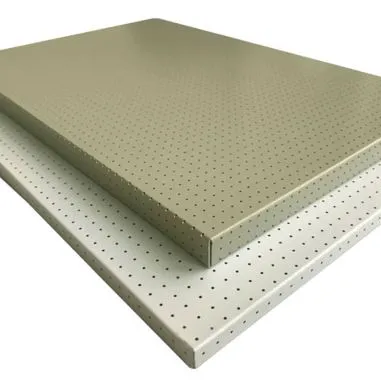 Hoja de nido de abeja de aluminio perforado